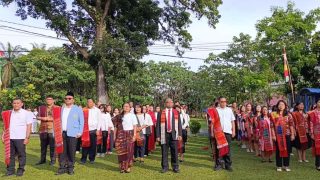 UHKBPNP dan SMA Kampus Nommensen Rayakan HUT ke-80 RI dengan Nuansa Ulos