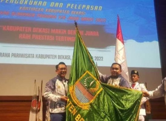 Pemkab Bekasi Lepas Kontingen Porprov Jabar 2022
