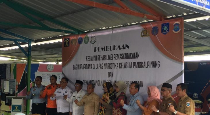 Pemkot Pangkalpinang MOU Sinergitas Aktif dengan Lapas Narkotika Kelas IIA