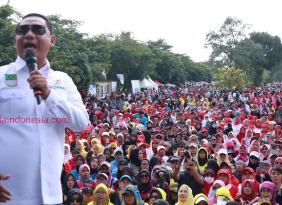 Kormi Bekasi Ajak 10.000 Orang Senam Bareng, Vicky Burki Ikut Turun