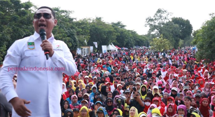 Kormi Bekasi Ajak 10.000 Orang Senam Bareng, Vicky Burki Ikut Turun