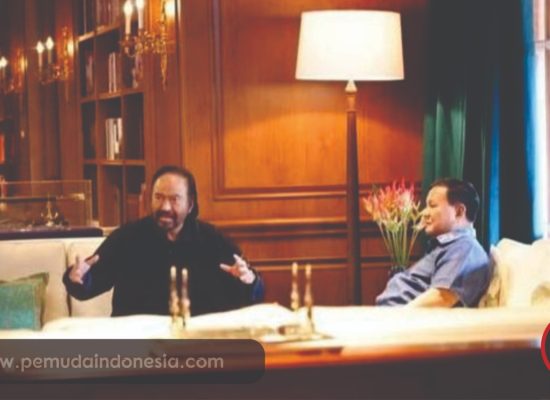 Dua Jam Lebih, Prabowo Subianto Berbicara Serius dengan Surya Paloh di Hambalang