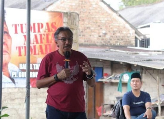 Warga Babel Diajak Ridwan Djamaluddin Lawan Mafia Timah