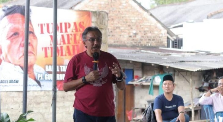 Warga Babel Diajak Ridwan Djamaluddin Lawan Mafia Timah