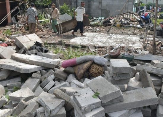 Puluhan Rumah di Nabelan dan Setu Rusak Diterjang Puting Beliung