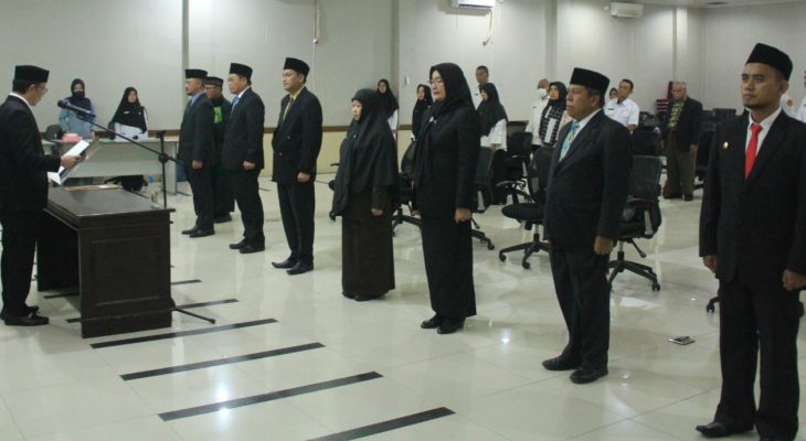 Lantik Tujuh Pejabat, Algafry: Jangan Sibuk Ngurusin Orang