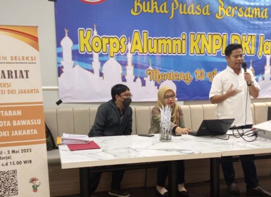 Alumni KNPI Ajak Anak Muda Ikut Seleksi Bawaslu Jakarta
