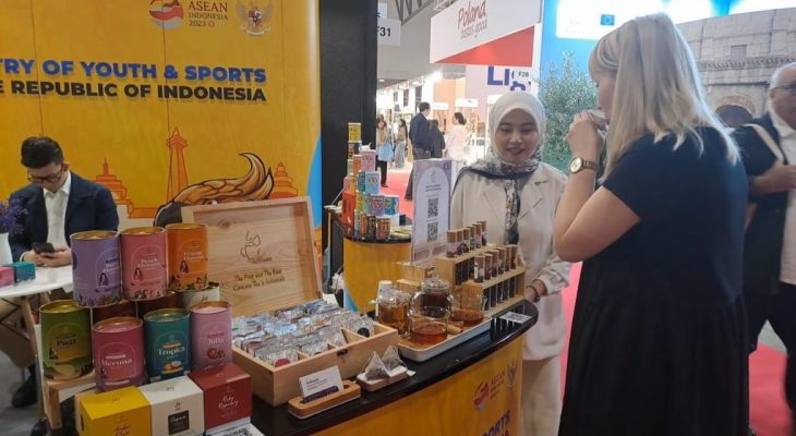 Hari Ketiga Pameran Makanan Tuttofood di Italia, UMKM Milenial Kemenpora Dapat Pembeli “Kakap”