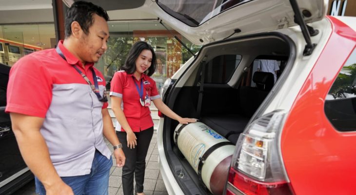 Lebih Hemat, Kendaraan Logistik JNE Mulai Gunakan Bahan Bakar Gas PGN