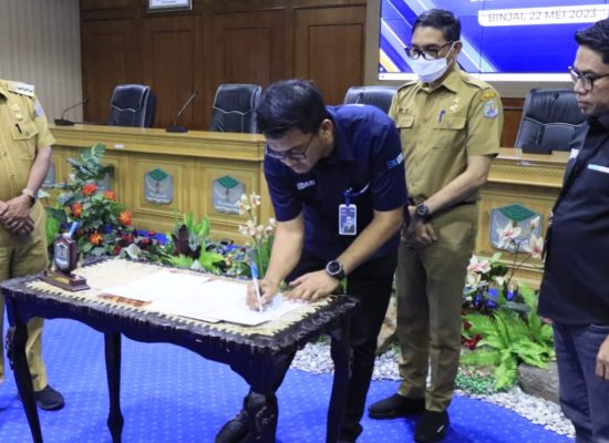 Pemkot Binjai-BRI Kerja Sama Pengelolaan Pajak dan Retribusi Daerah
