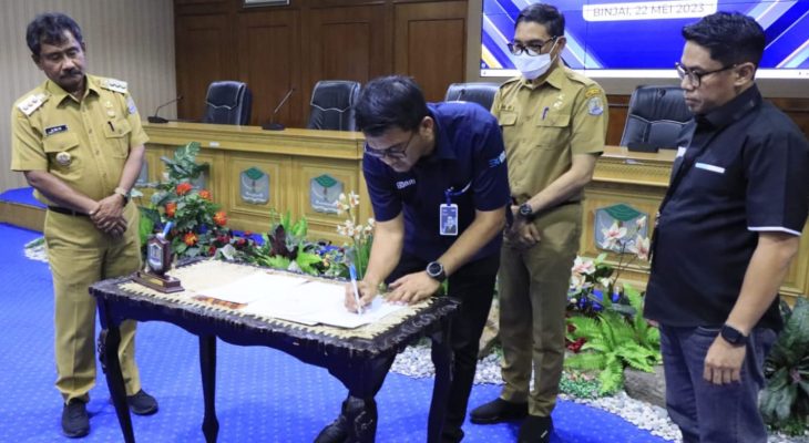 Pemkot Binjai-BRI Kerja Sama Pengelolaan Pajak dan Retribusi Daerah