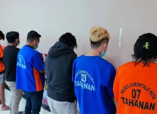 Polisi Ringkus Tujuh Tersangka Prostitusi Online di Kota Gorontalo