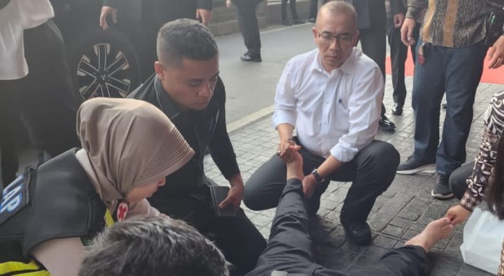 Ketua Bawaslu Jatuh Pingsan saat Hadiri Ulang Tahun Polri