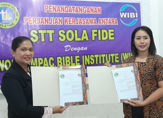 WIBI Gandeng Sola Fide Medan Kerja Sama Pendidikan Teologi