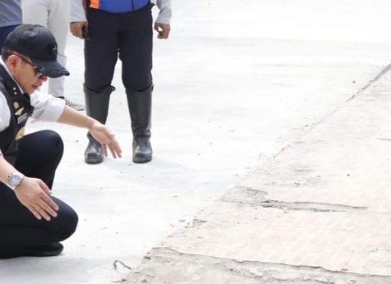 Pj Bupati Bekasi Terjun Langsung Cek Proyek Jalan Tegal Danas