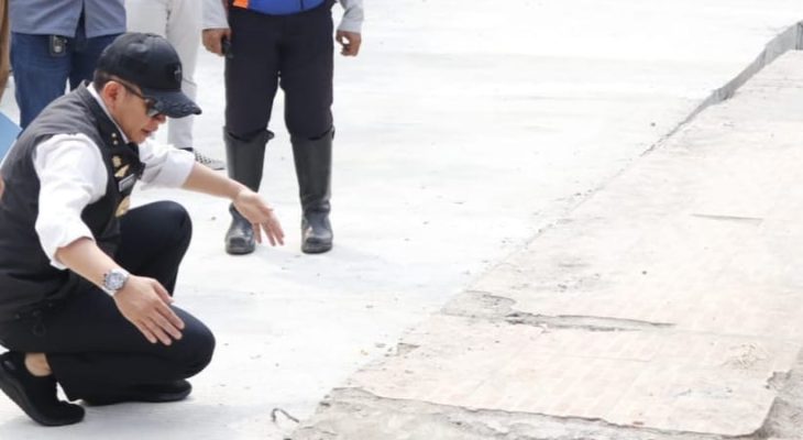 Pj Bupati Bekasi Terjun Langsung Cek Proyek Jalan Tegal Danas