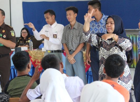 Cara Unik Kejati Sumut Beri Penyuluhan Hukum ke Anak Usia Sekolah