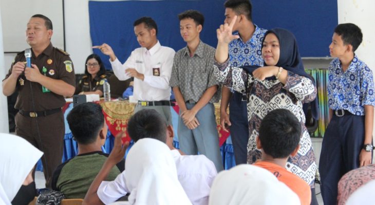 Cara Unik Kejati Sumut Beri Penyuluhan Hukum ke Anak Usia Sekolah