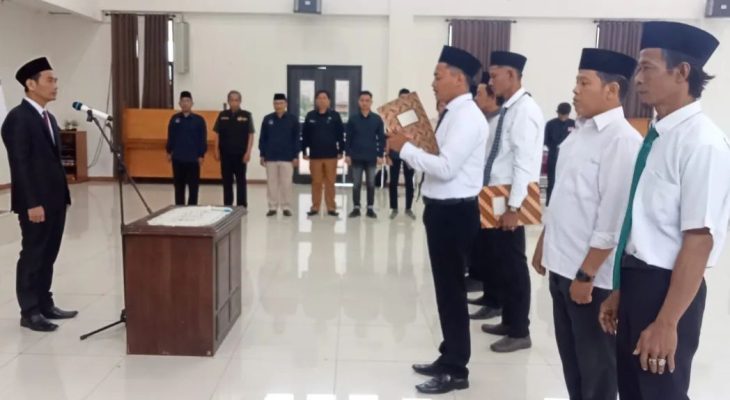 Layani Pemilih, Pesan KPU Kabupaten Bekasi ke Tujuh PPS yang Baru