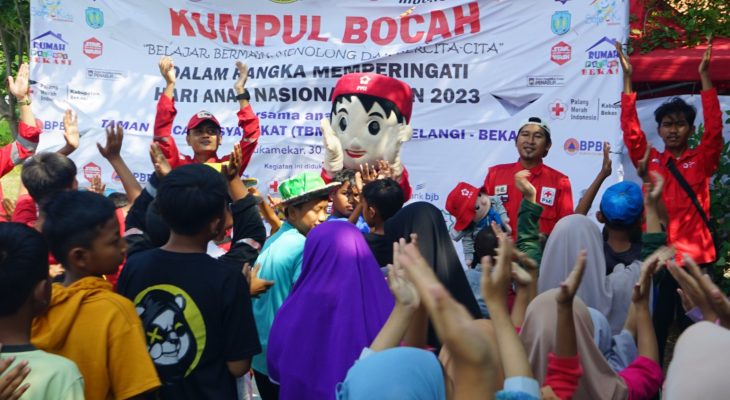 PMI Kabupaten Bekasi Gelar Kumpul Bocah di Suasana Hari Anak Nasional 2023