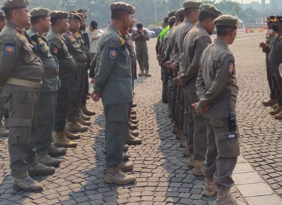Bantu Amankan Demo ke Istana, Satpol PP Jakarta Tebar Anggota ke 14 Titik