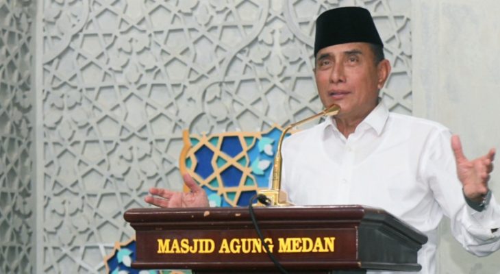 Ujung Masa Jabatan, Edy Resmikan Masjid Agung dan Fasilitas Difabel
