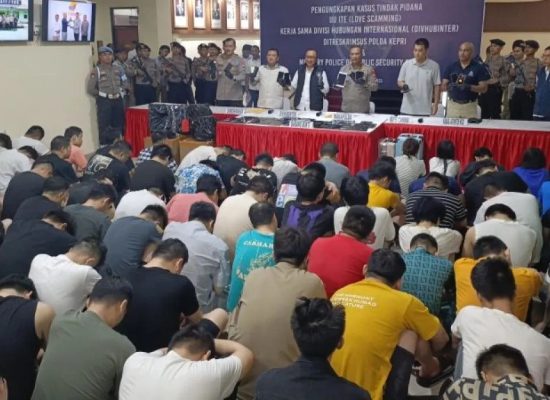 Polda Kepri Tangkap 42 Warga Tiongkok Sembunyi di Rumah Warga