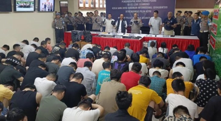Polda Kepri Tangkap 42 Warga Tiongkok Sembunyi di Rumah Warga