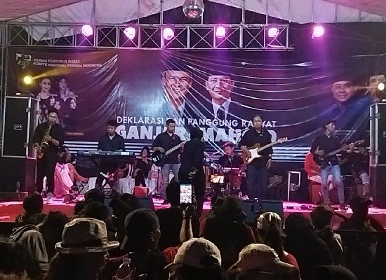 Musisi Top Soloraya Anggota KNPI Gelar Konser Rayakan Dukungan untuk Ganjar-Mahfud