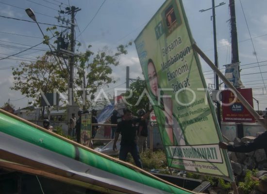 KPU Medan Larang Pemasangan Alat Peraga Kampanye di 13 Ruas Jalan