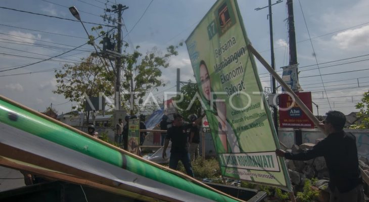 KPU Medan Larang Pemasangan Alat Peraga Kampanye di 13 Ruas Jalan