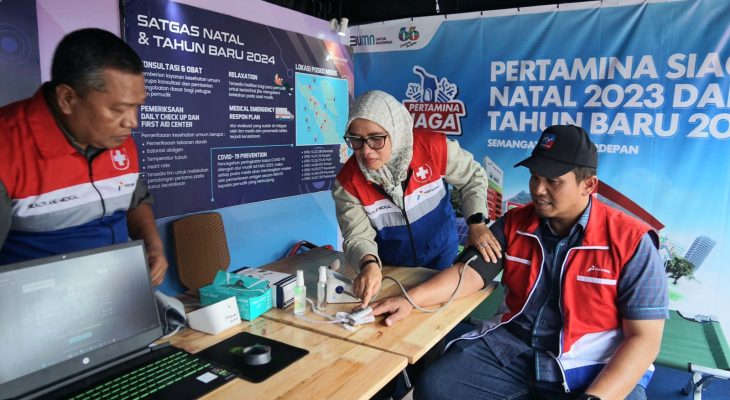 Patra Niaga Sumbagut Layani Pemudik Nataru dengan Fasilitas Pijat