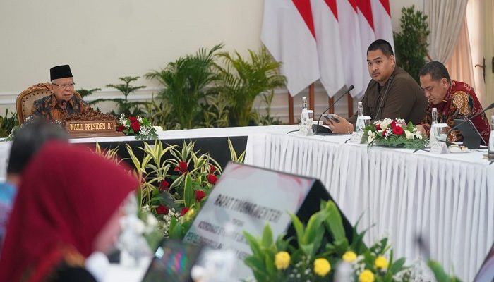 Saat Rapat Bersama Wapres Ma’ruf Amin, Menpora Dito Laporkan Progress Penyelenggaraan Pelayanan Kepemudaan
