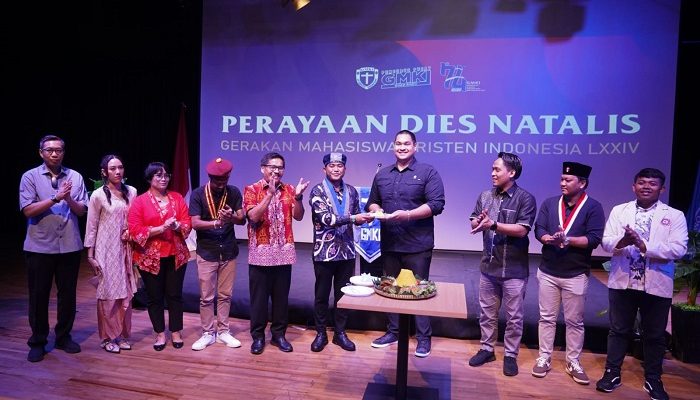 Hadir di Dies Natalies GMKI Ke-74, Menpora Dito : Terus Tingkatkan Kontribusi bagi Bangsa