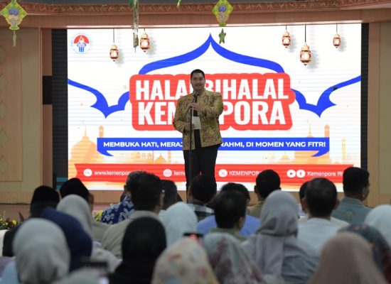 Halalbihalal Kemenpora RI, Menpora Dito Ariotedjo Ajak Saling Memaafkan dan Tingkatkan Semangat Kerja
