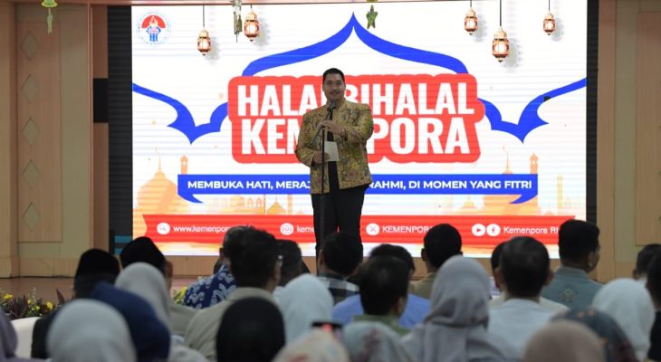 Halalbihalal Kemenpora RI, Menpora Dito Ariotedjo Ajak Saling Memaafkan dan Tingkatkan Semangat Kerja