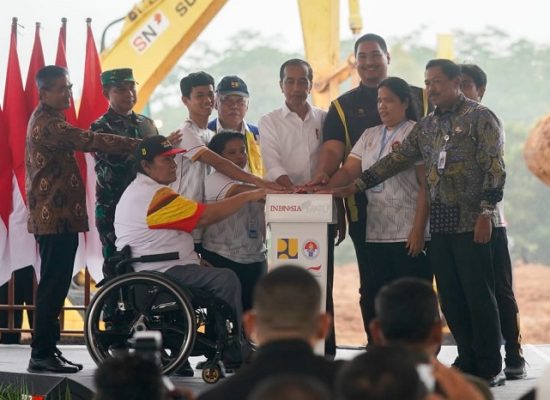 Menpora Dampingi Presiden Jokowi Lakukan Groundbreaking Paralympic Training Center di Karanganyar