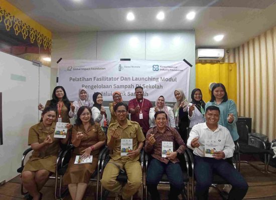Gema Nirmala Indonesia dan Disdik Medan Latih Fasilitator Bank Sampah di Sekolah Belawan