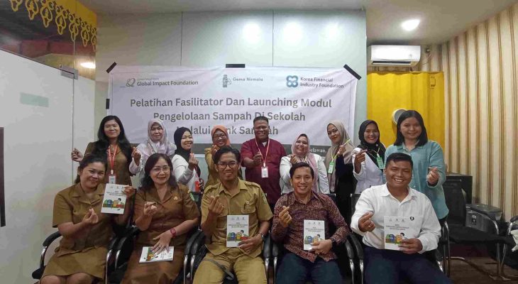 Gema Nirmala Indonesia dan Disdik Medan Latih Fasilitator Bank Sampah di Sekolah Belawan
