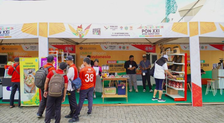 Festival UMKM PON XXI Aceh-Sumut 2024 Dorong Pertumbuhan Ekonomi