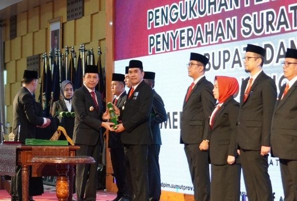 Mendagri Angkat Naslindo Sirait jadi Pjs Bupati Pakpak Bharat