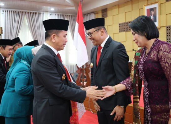 Kadishub Sumut Agustinus Panjaitan Dikukuhkan Sebagai Pjs Bupati Toba