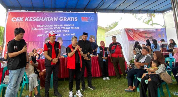 Ribka Tjiptaning Ajak Warga Tebing Tinggi Pilih Paslon PDI Perjuangan