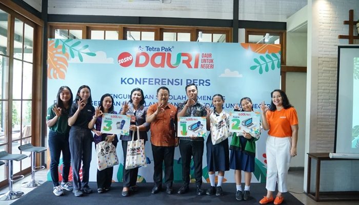 Daur Untuk Negeri, Sinar Sosro dan Tetra Pak Umumkan Sekolah Pemenang Kompetisi