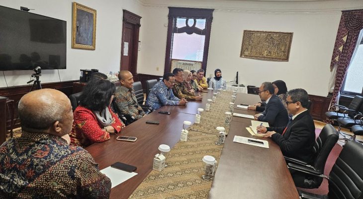 Berkunjung ke KBRI di Washington DC, Unimed Perkuat Visi Pendidikan Global