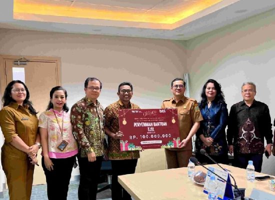 Natal Oikumene Sumut 2024: BTN Hadirkan Berkah bagi 1.000 Warga Kurang Mampu