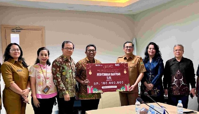 Natal Oikumene Sumut 2024: BTN Hadirkan Berkah bagi 1.000 Warga Kurang Mampu