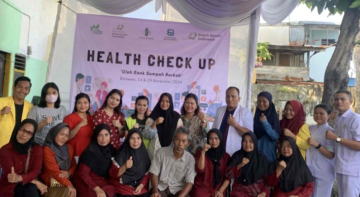 Bank Sampah Berkah Adakan Pemeriksaan Kesehatan Gratis untuk Warga Belawan