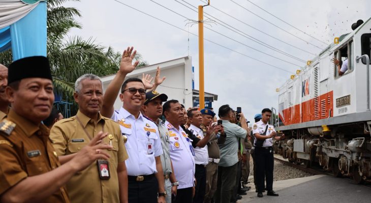 Tekan Risiko Kecelakaan, Pemprov Sumut Resmikan Pos Jaga dan Palang Pintu Perlintasan Kereta Api Tanjungbalai