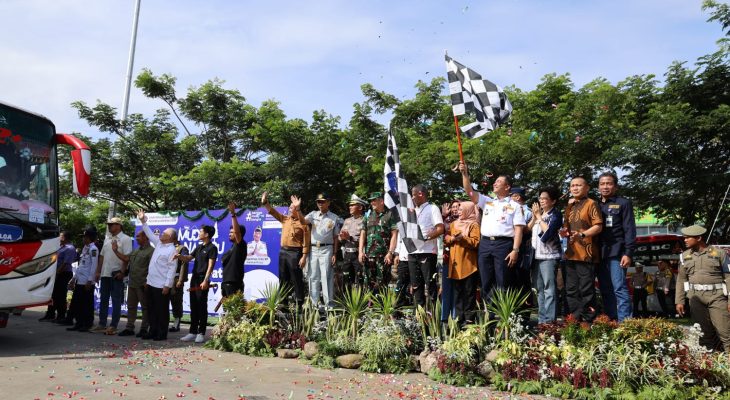 Mudik Gratis Nataru 2024, Pj Gubernur Sumut Lepas 1.187 Pemudik, Termasuk 40 Penyandang Difabel